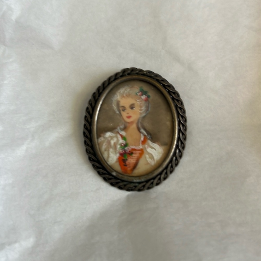 vintage  Limoges pendant